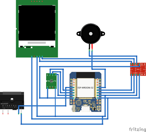 Schematic in fritzing